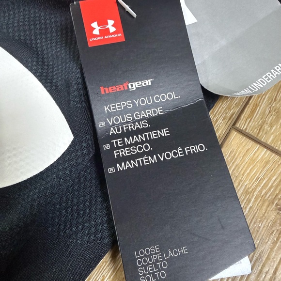 Under Armour Heatgear Loose Short Sleeve Shirt Youth Large Black - Picture 8 of 8
